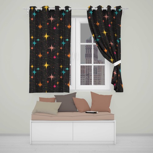 Blackout eyelet curtains - eyelet,
