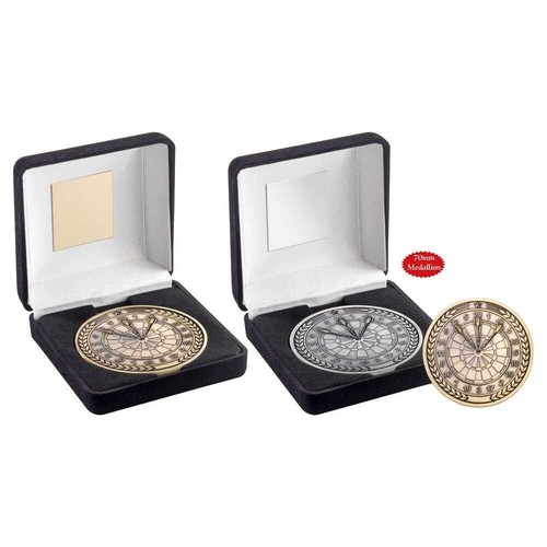 Darts medal case 70mm - 70mm, metal