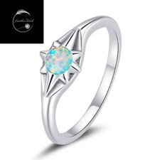 Sterling Silver 925 Ring Opal
