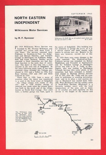 Buses magazine extract 1965 - buses,