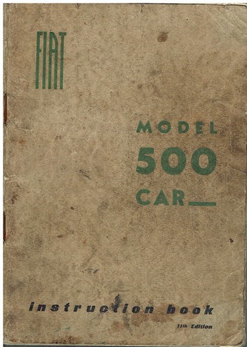 Fiat 500 topolino saloon van - fiat,