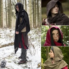 Assassin’s Creed, Altair Cowl / Hood, Red or Brown. Ideal for Costume or LARP