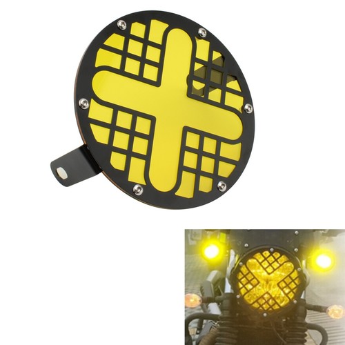 Yellow headlight grille - yellow,