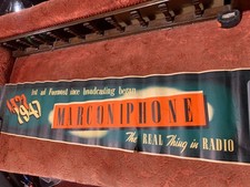 MARCONIPHONE Radio poster Advertisement - Original