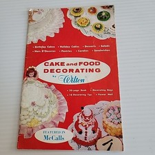 Vtg 1956 Cake and Food