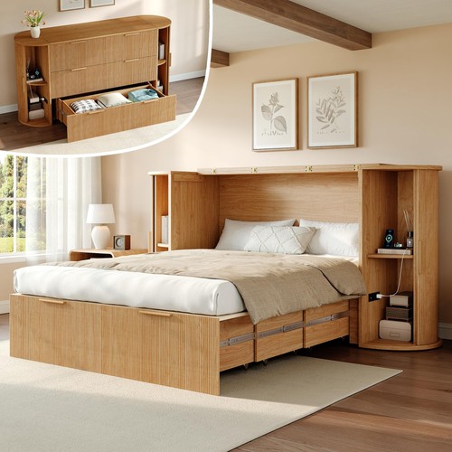 Full murphy bed storage - murphy,