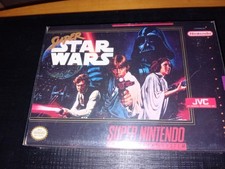 Super Star Wars Snes Reproduction Box and Manual Only.