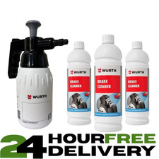 Wurth Brake Cleaner Pump 1 Litre Bottle Adjustable Dispenser with brake cleaner