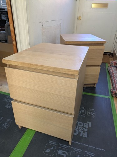 Ikea malm bedside - ikea,