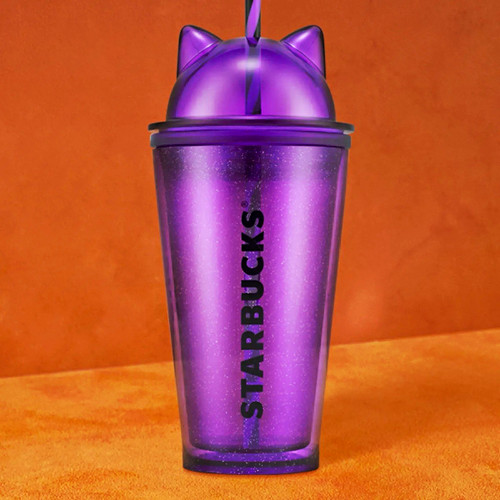 Starbucks purple cat ear - purple,