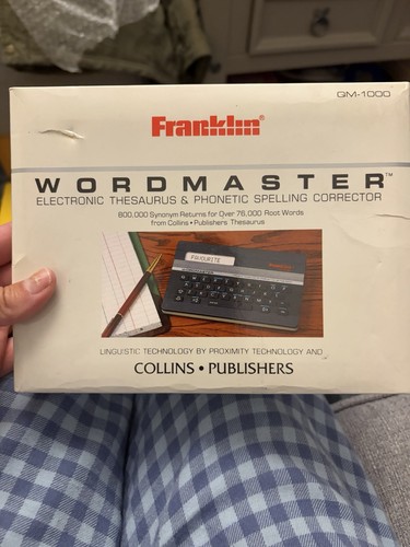 Vintage franklin wordmaster - vintage,