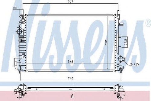 Radiator for saab - saab, ttid