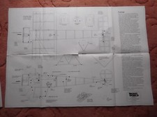 RC Model World Plans of Eindecker EIII a semi scale model of 30" wingspan