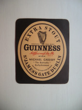 MINT GUINNESS BOTTLED BY MICHAEL CASSIDY BALLYSHANNON BREWERY BOTTLE LABEL