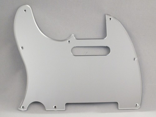 Silver mirror scratch plate - silver,