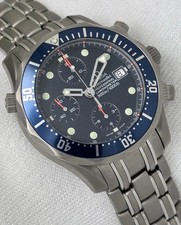 OMEGA Seamaster Titanium Chrono Wave Dial 300m Gents Watch 41mm