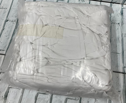 10kg white sheeting rags - white,