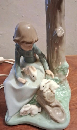 Lladro lamp girl - lladro,