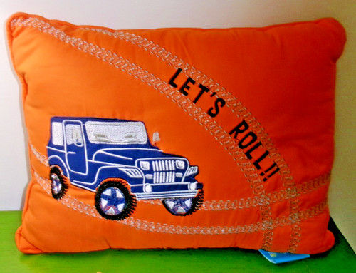 Jeep wrangler kids pillow lets - kids, pillow.lets