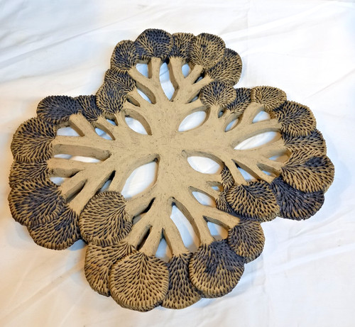 Handmade ceramic plate - ceramic,