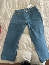 POP TRADING COMPANY CREST DENIM DRS PANTS JEANS   (STONEWASH)