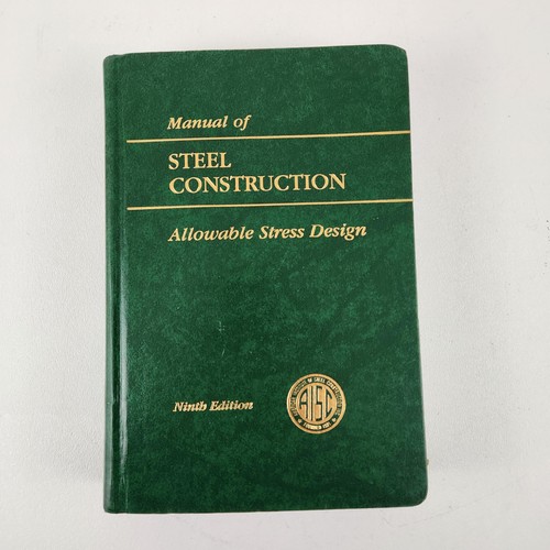 Manual steel construction - of,