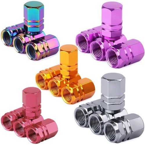 Tyre valve dust caps - 4x,