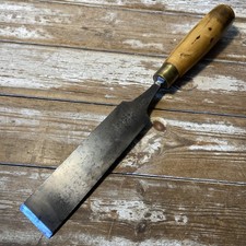 Vintage S Tyzack & Son 1 3/4”Firmer chisel, Boxwood handle 