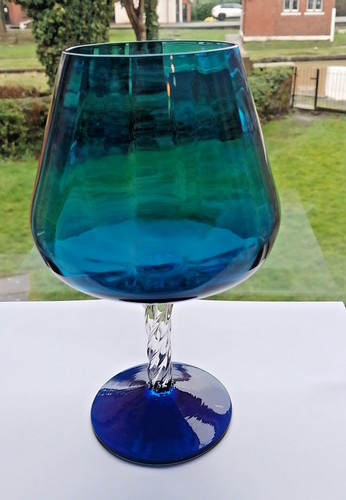 Vintage oversized blue teal - vintage,