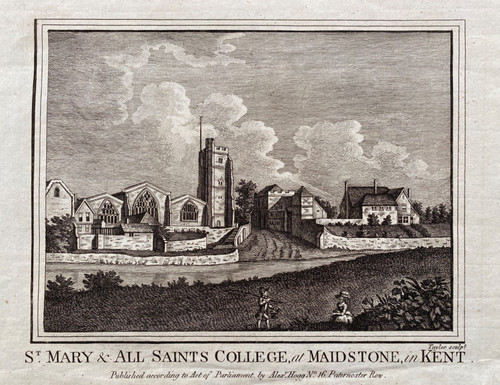 1784 antique print mary - 1784,