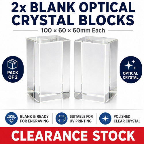 Blank optical crystal - 2x,