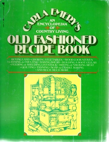 Old fashioned recipe book - old,