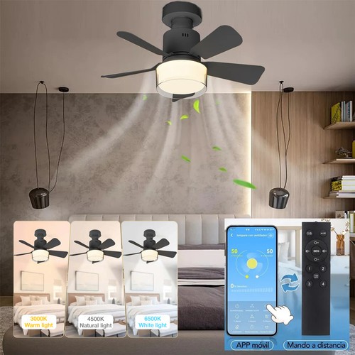 Led ceiling fan modern with - led,