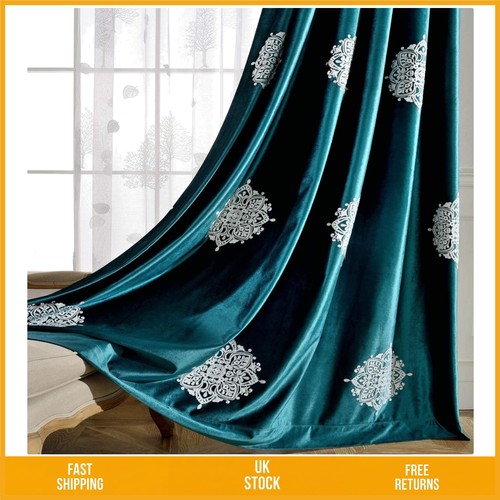 Elegant velvet floral blackout - velvet,