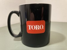 Toro Mug Cup Black White and Red Toro Mowers Greens Keeper Golf Coffee Tea VGC 