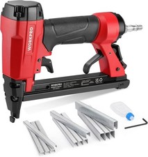 Air Staple Gun with 1884pcs Staples(6mm-16mm), 22GA / Type 7116, Lightweight