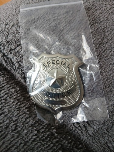 Special police metal shield - metal,
