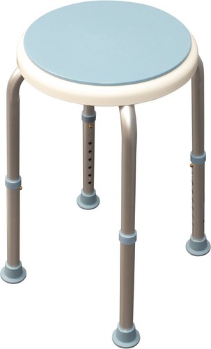 Rotating seat shower stool - rotating,