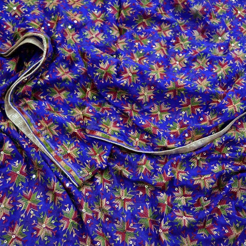 Vintage royal blue dupatta - vintage,