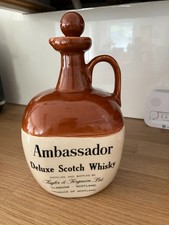 Ambassador Deluxe Scotch Whisky Flagon