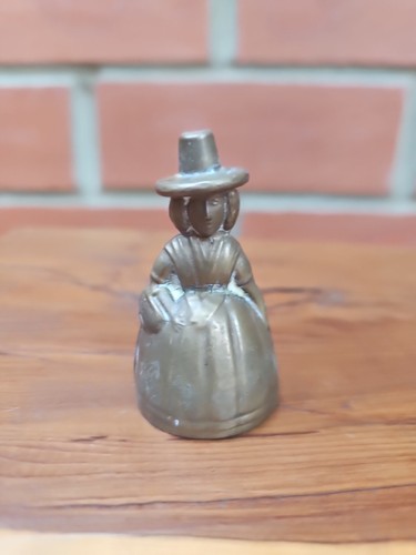 Vintage tiny brass bell a - tiny,