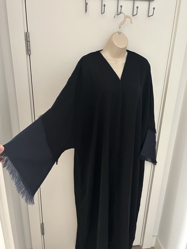 Black modest abaya - abaya, kaftan