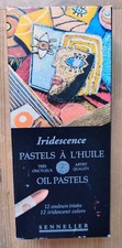 Sennelier Iridescent Oil Pastels Set of 12. Lightly Used