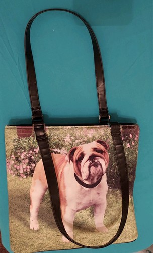 English bulldog purse - bulldog,