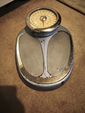 EKS Vintage Medical Doctors Bathroom Scales Blue Mechanical 150kg 24 stone