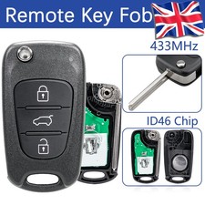 433Mhz Flip Car Key Remote Fob For Hyundai i20 i30 ix35 2008 2009 2010 2011 2012