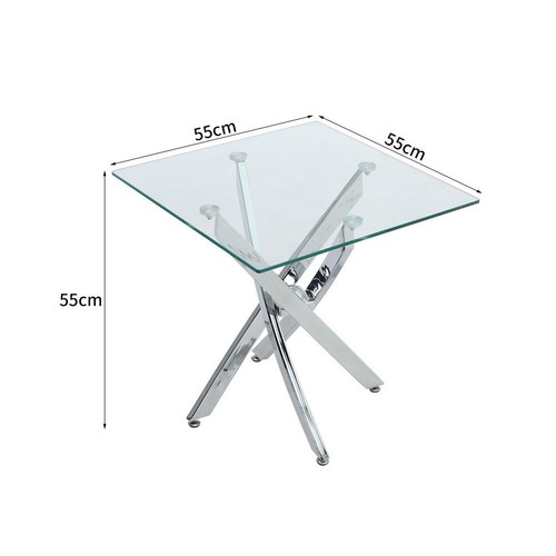 Living room glass coffee table - glass,