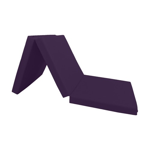 Purple trifold foam bed - purple,
