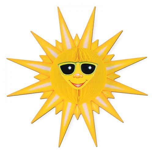 Sun honeycomb decoration - honeycomb,