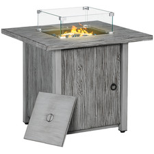 Outsunny Gas Fire Pit Table